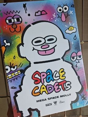 Space Cadets Mega Space Molly Colorful Vinyl Figure Box Sealed EGGY